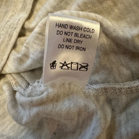 ODDY gray long balloon sleeve top size M - Picture 6 of 9